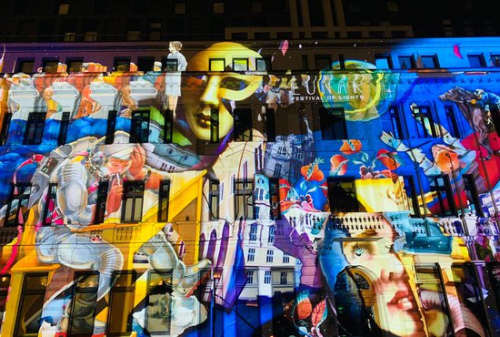 BDB’s façade becomes a canvas of light in the LUNAR Festival